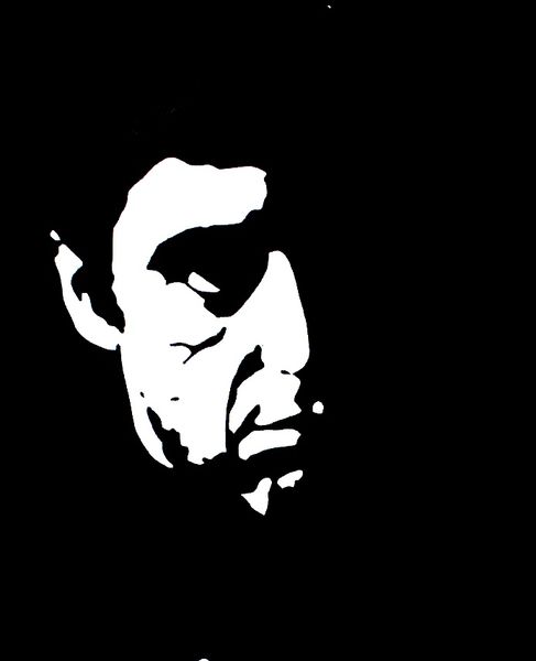 SCARFACE - Acrylic paint on chunky canvas