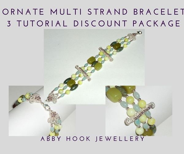 Ornate Multi Strand Bracelet 3 Tutorial discount pack To purchase