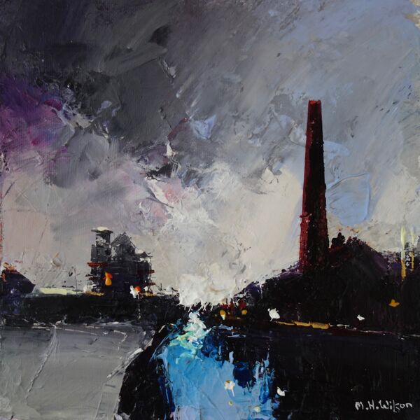 mark h wilson, new paintings, buy art in sheffield, paintings of sheffield for sale,