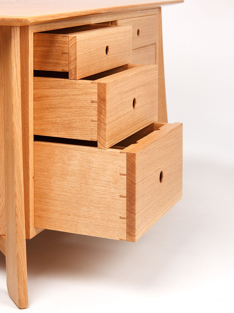 Dovetailed drawers English Oak