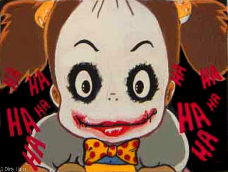 Begins of a Master Criminal Acrylic on canvas