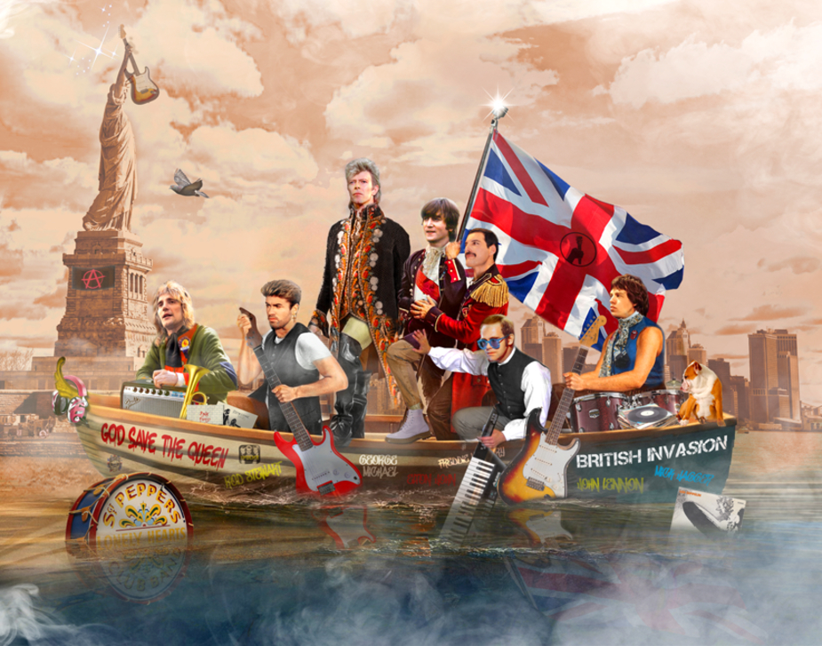 British Invasion Printed on fine art paper 310gsm