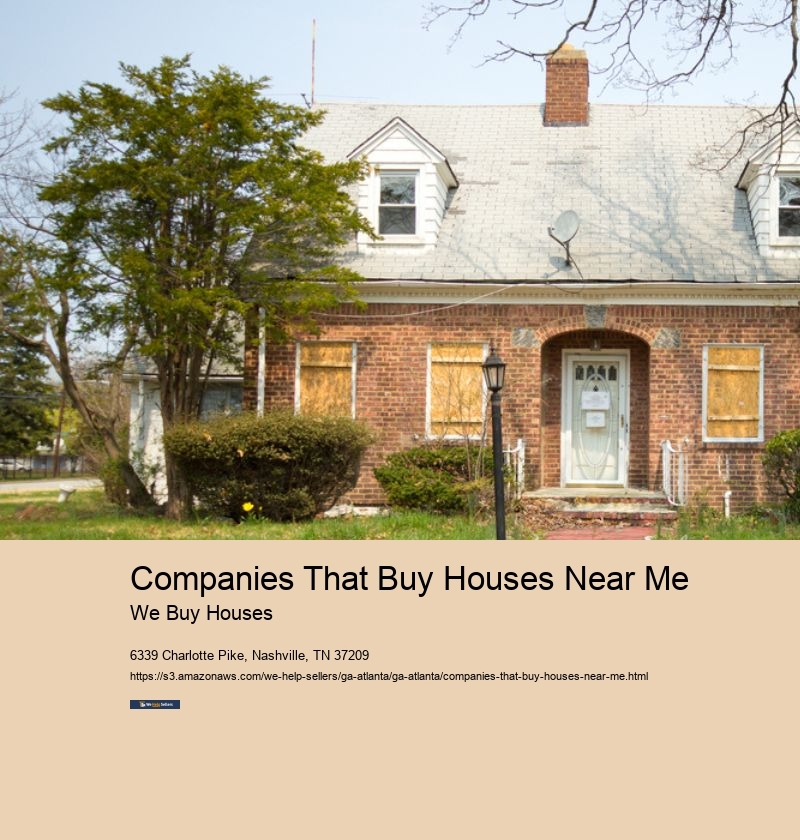 Companies That Buy Houses Near Me