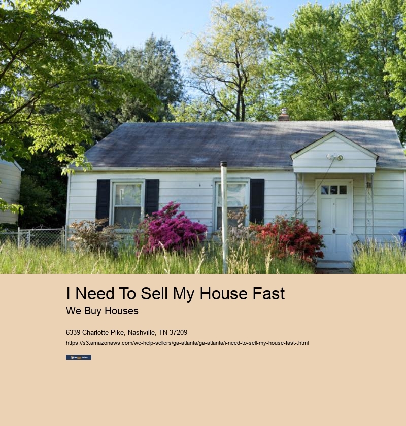 I Need To Sell My House Fast 