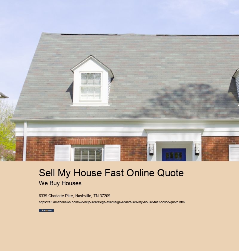 Sell My House Fast Online Quote