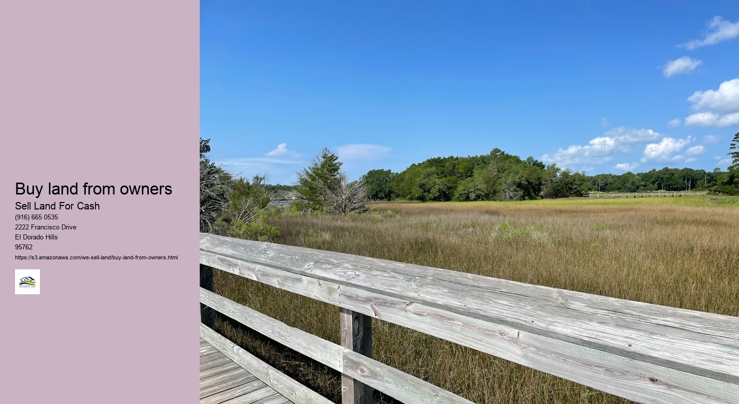 Buy land from owners