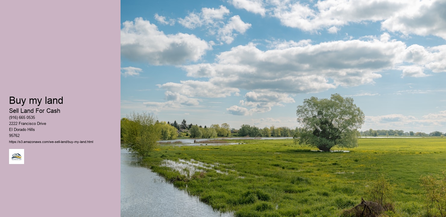 Buy my land Sell Land For Cash Buy my land