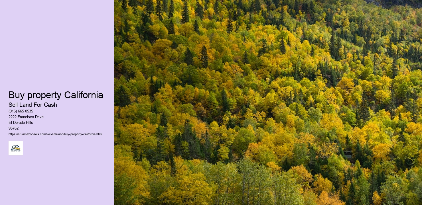 Buy property California