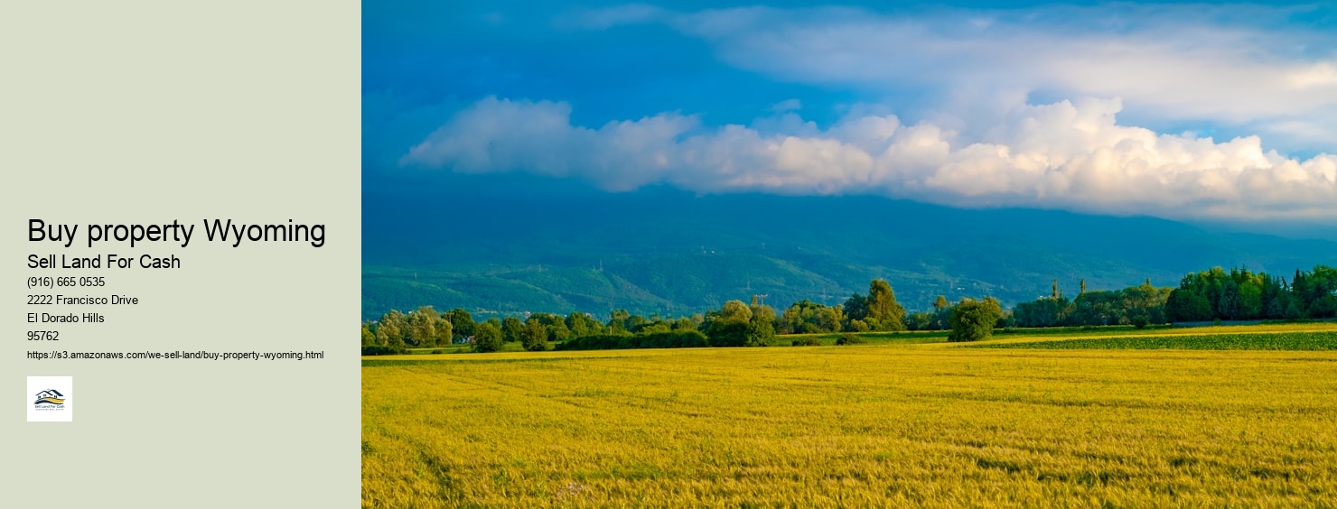 Buy property Wyoming