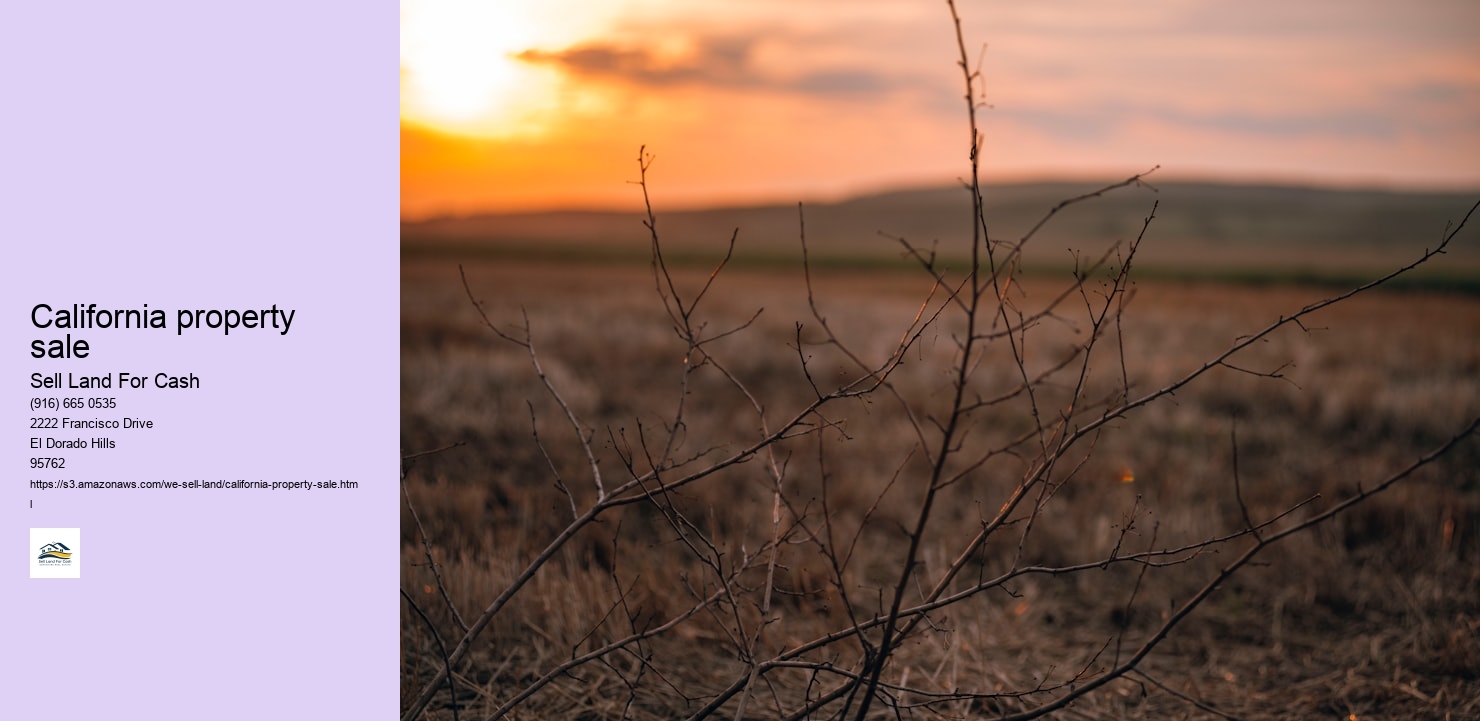 California property sale