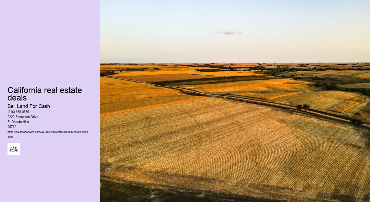 California real estate deals