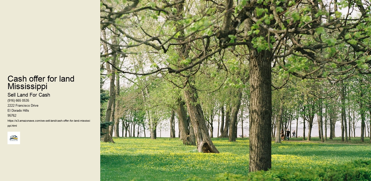 Cash offer for land Florida