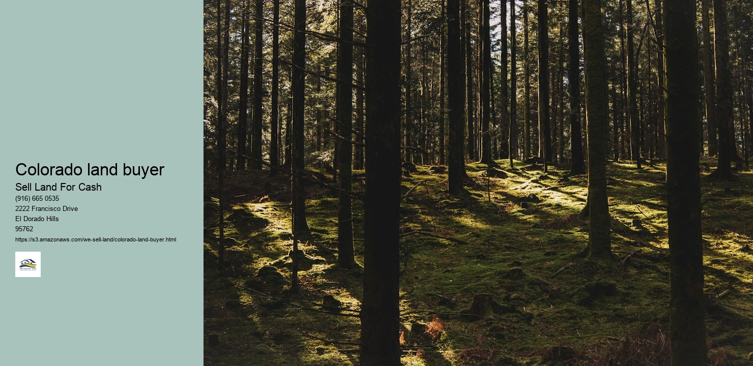 Colorado land buyer