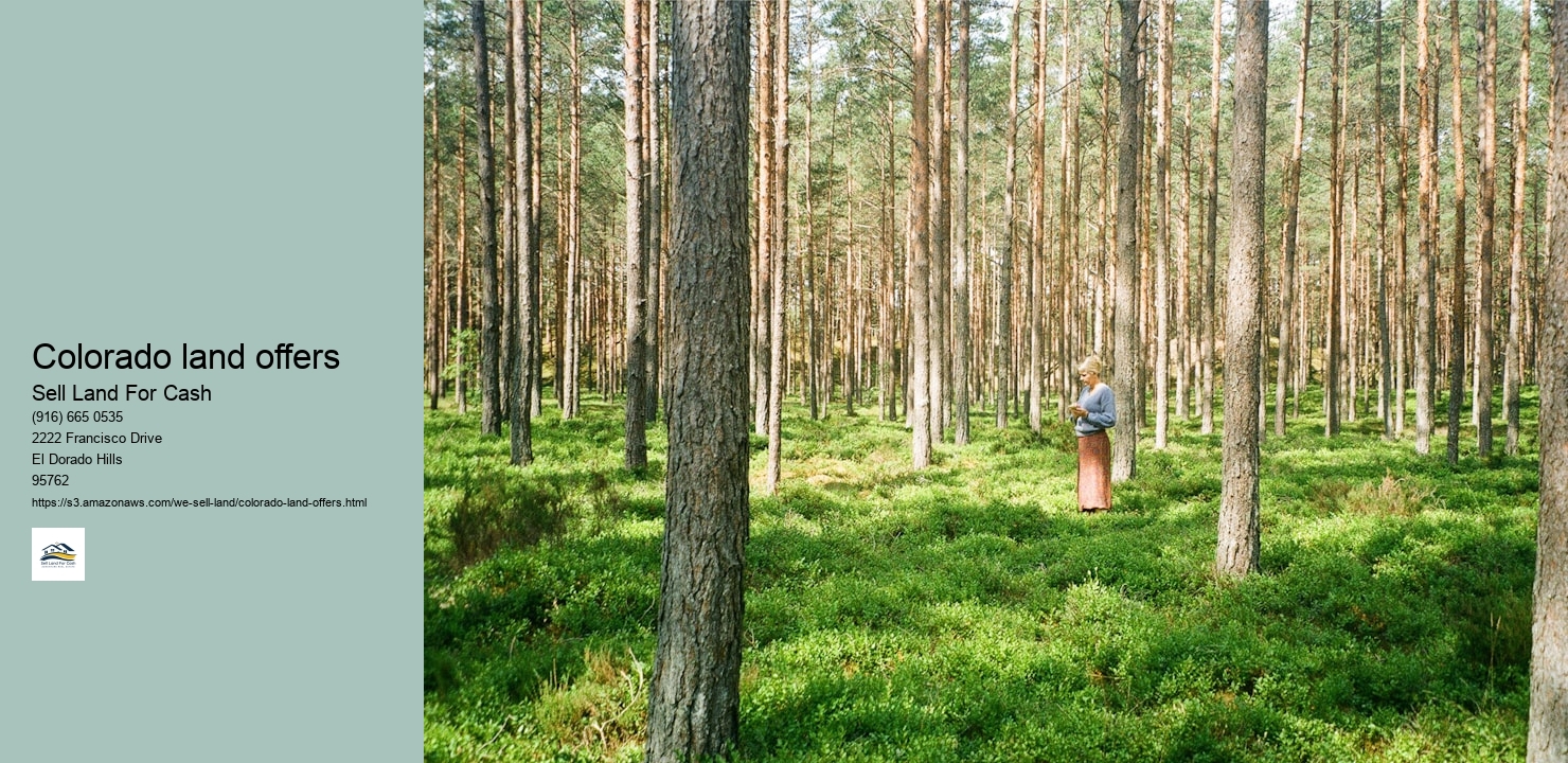 Colorado land offers