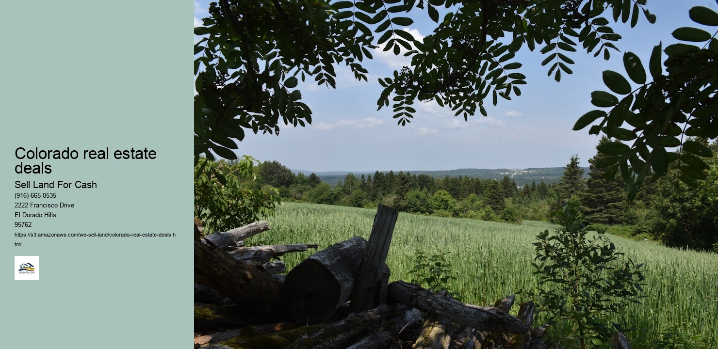 Colorado real estate deals