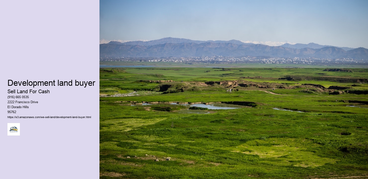 Development land buyer