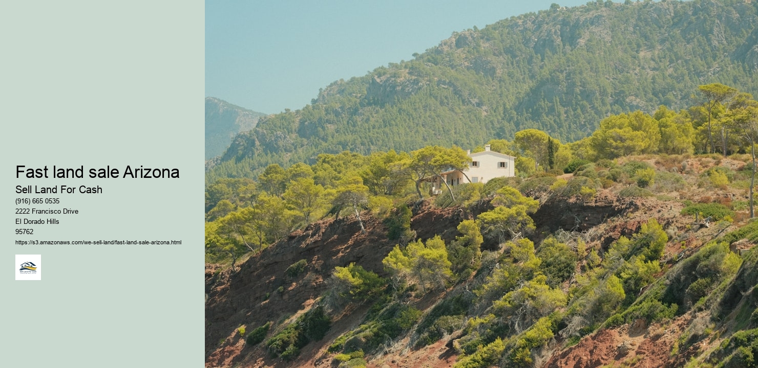Fast land sale Arizona