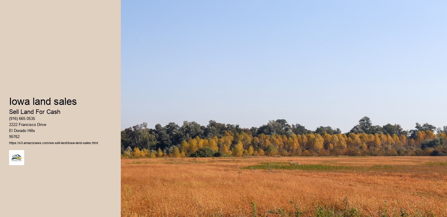 Iowa land sales
