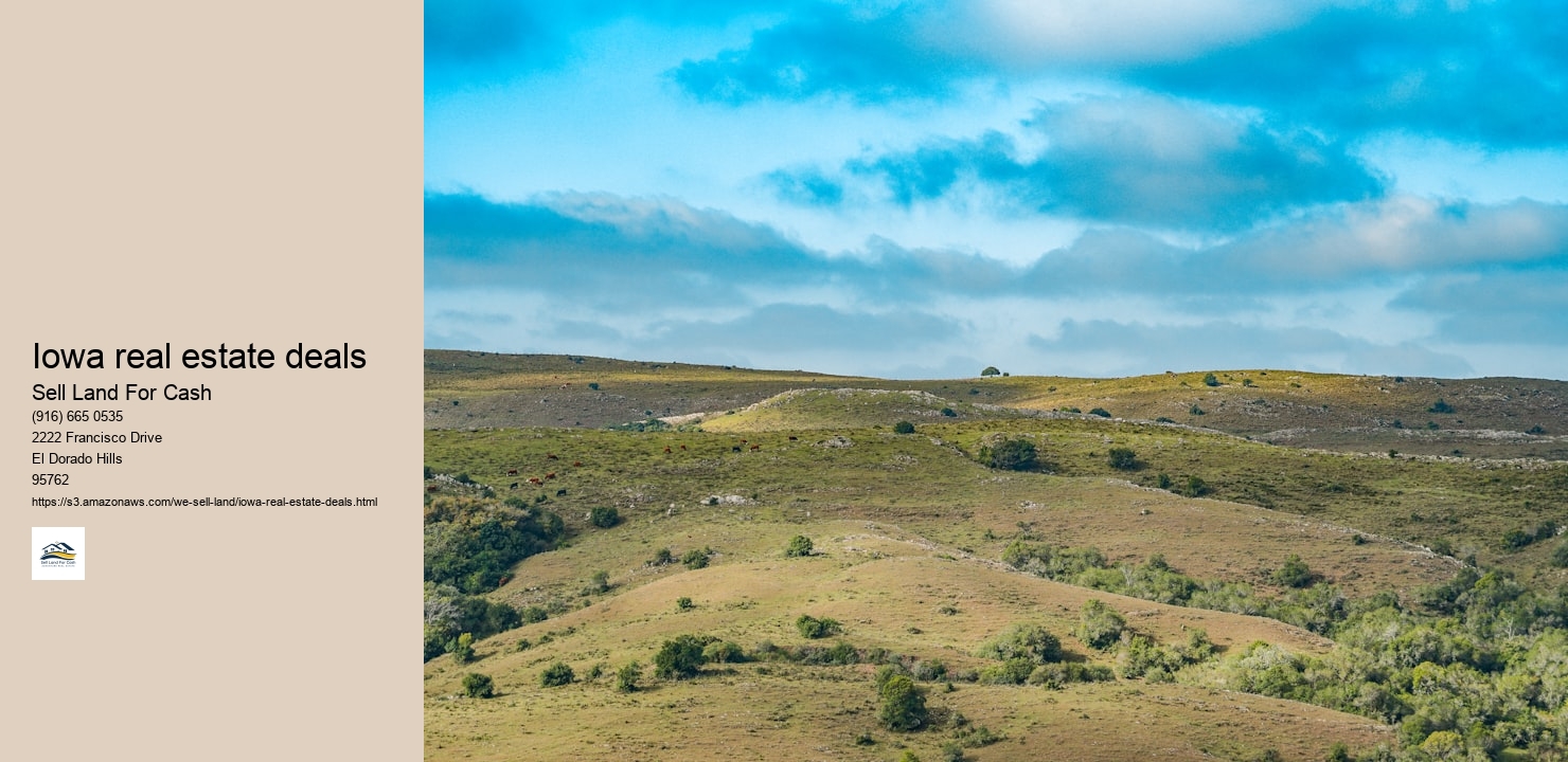 Iowa real estate deals