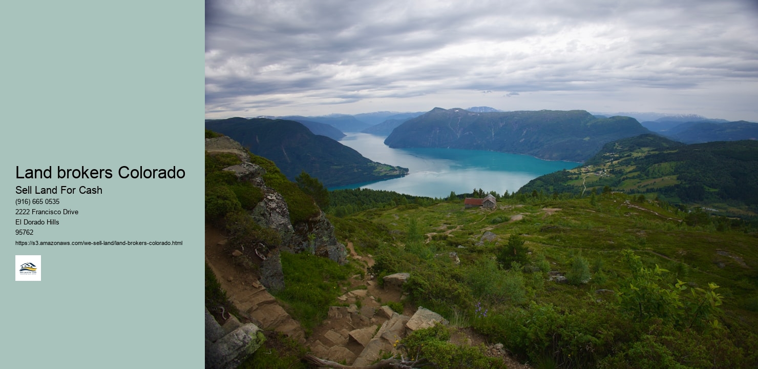 Land brokers Colorado