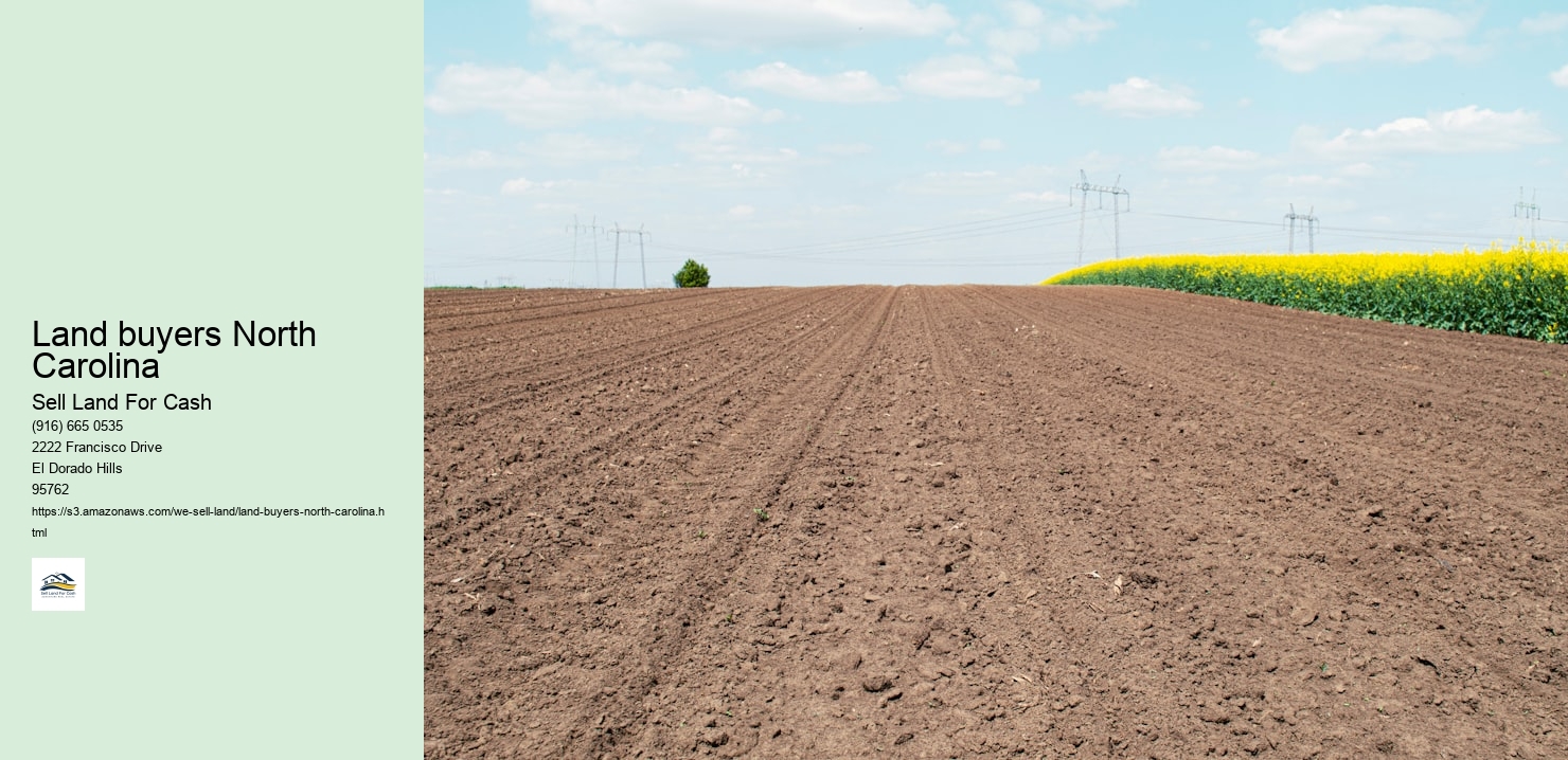 Land buyers North Carolina