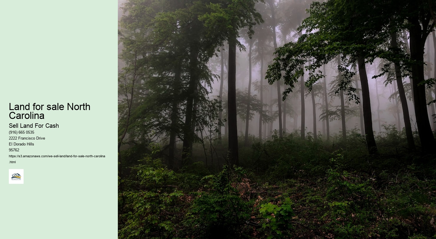 Land for sale North Carolina