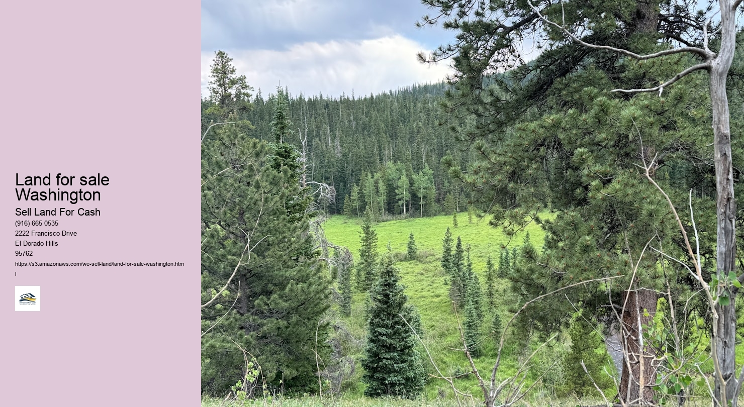 Land for sale Washington