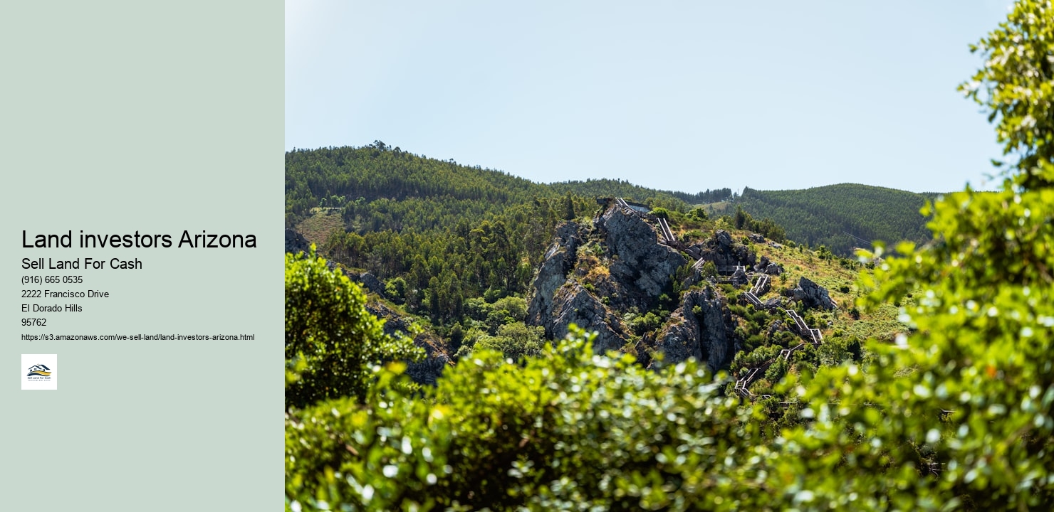 Land investors Arizona