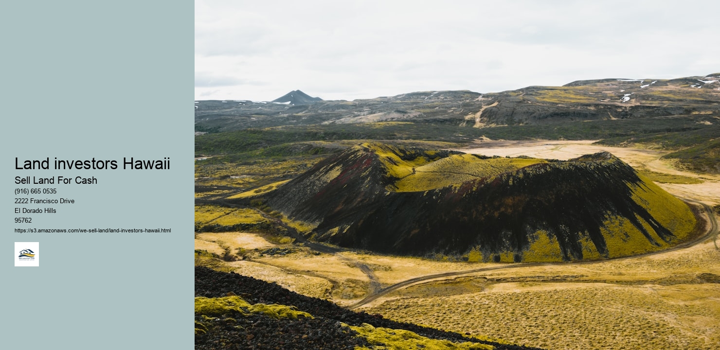 Land investors Hawaii