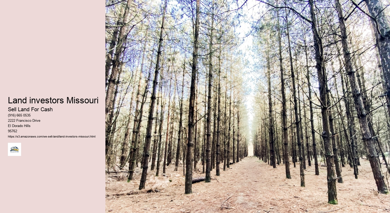 Land investors Missouri