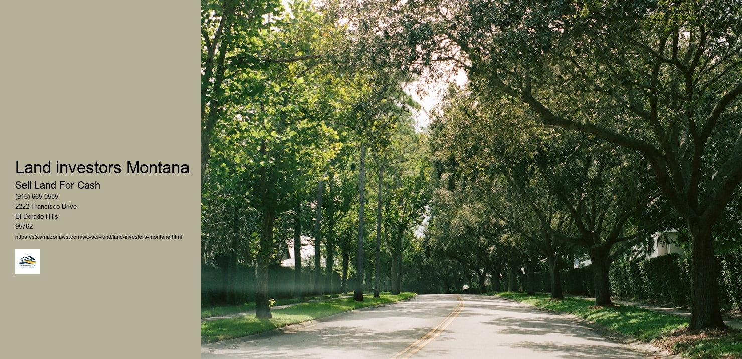 Land investors Montana