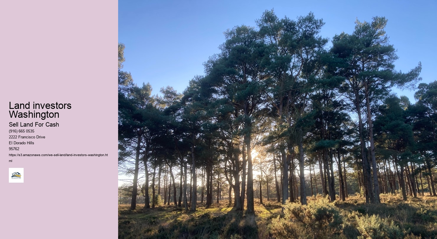 Land investors Washington