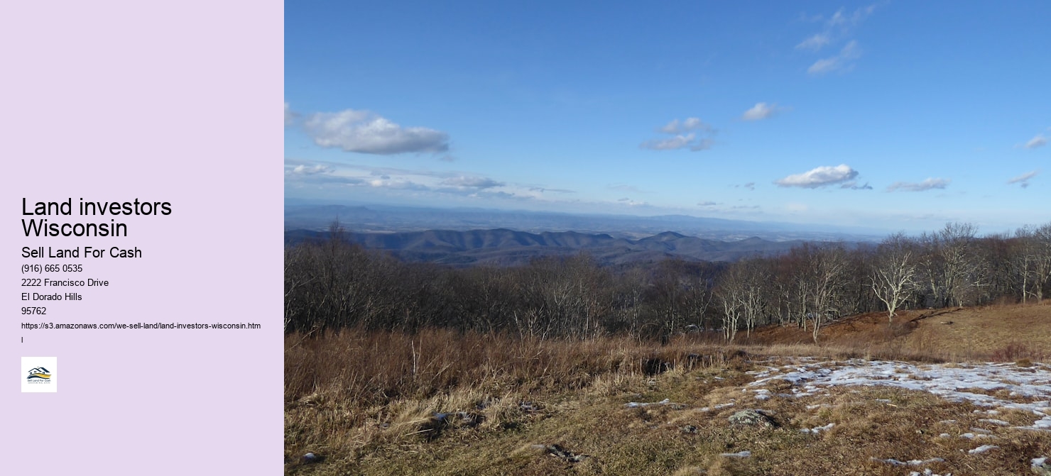 Land investors Wisconsin