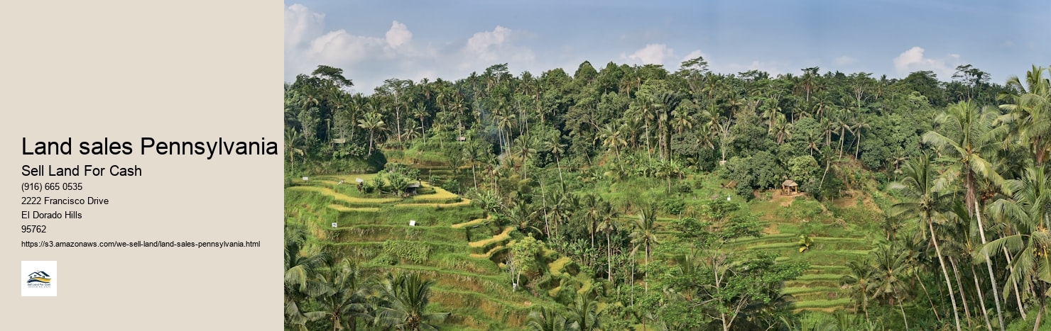 Land sales Pennsylvania