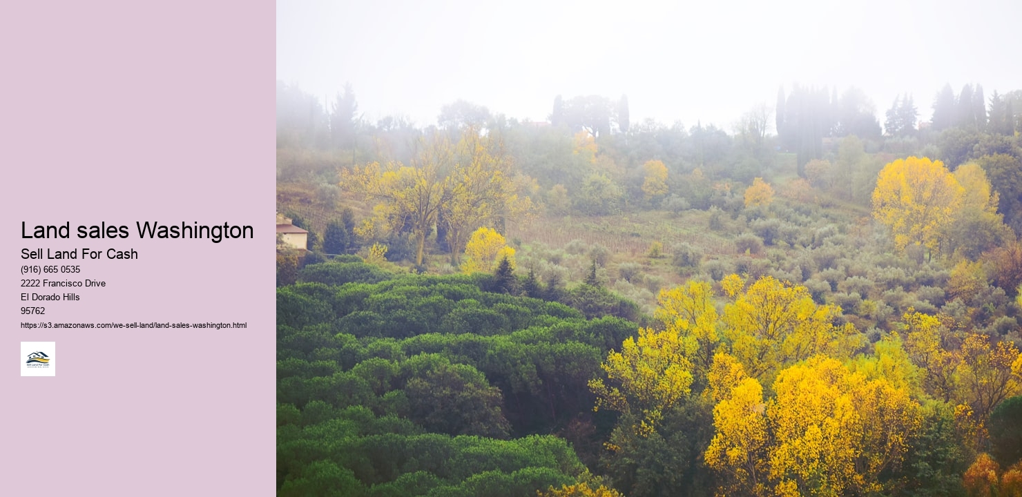 Land sales Washington