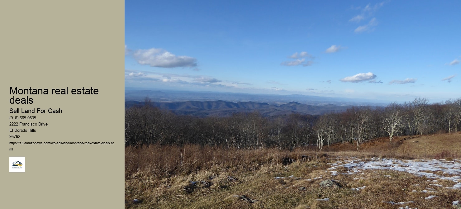 Montana real estate deals