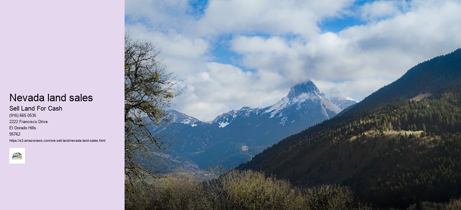 Nevada land sales
