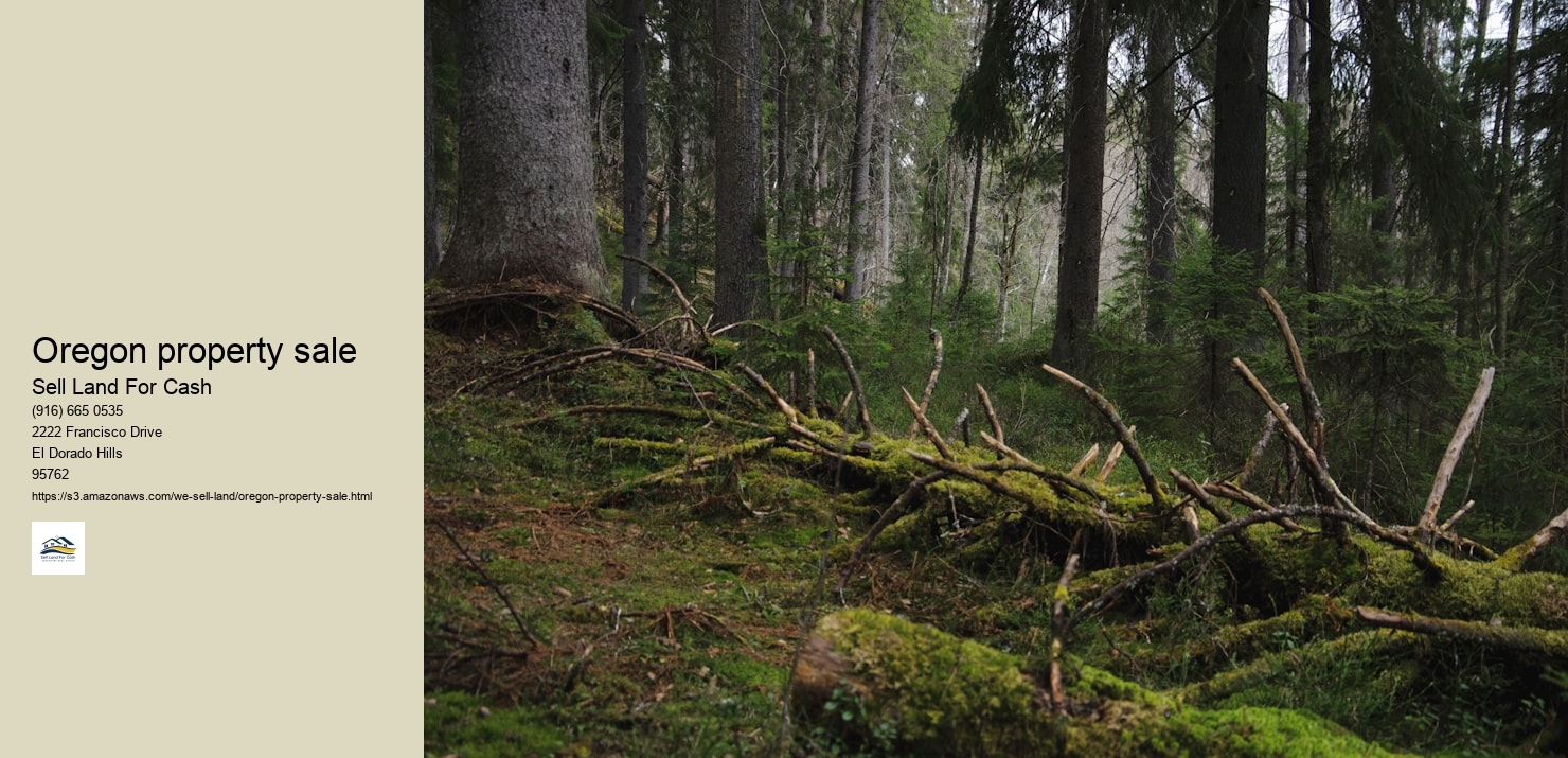 Oregon property sale