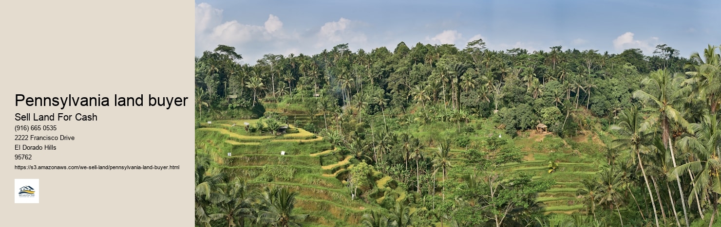 Pennsylvania land buyer