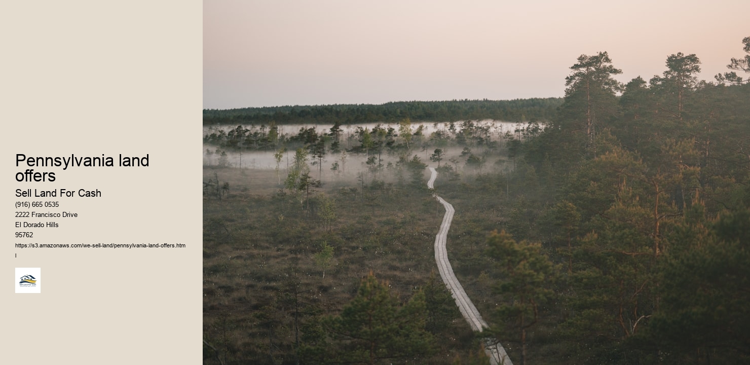 Pennsylvania land offers