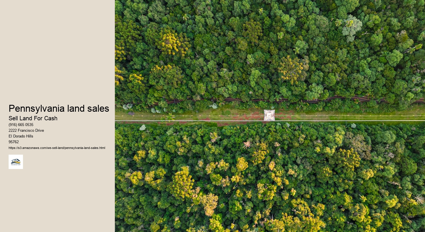Pennsylvania land sales