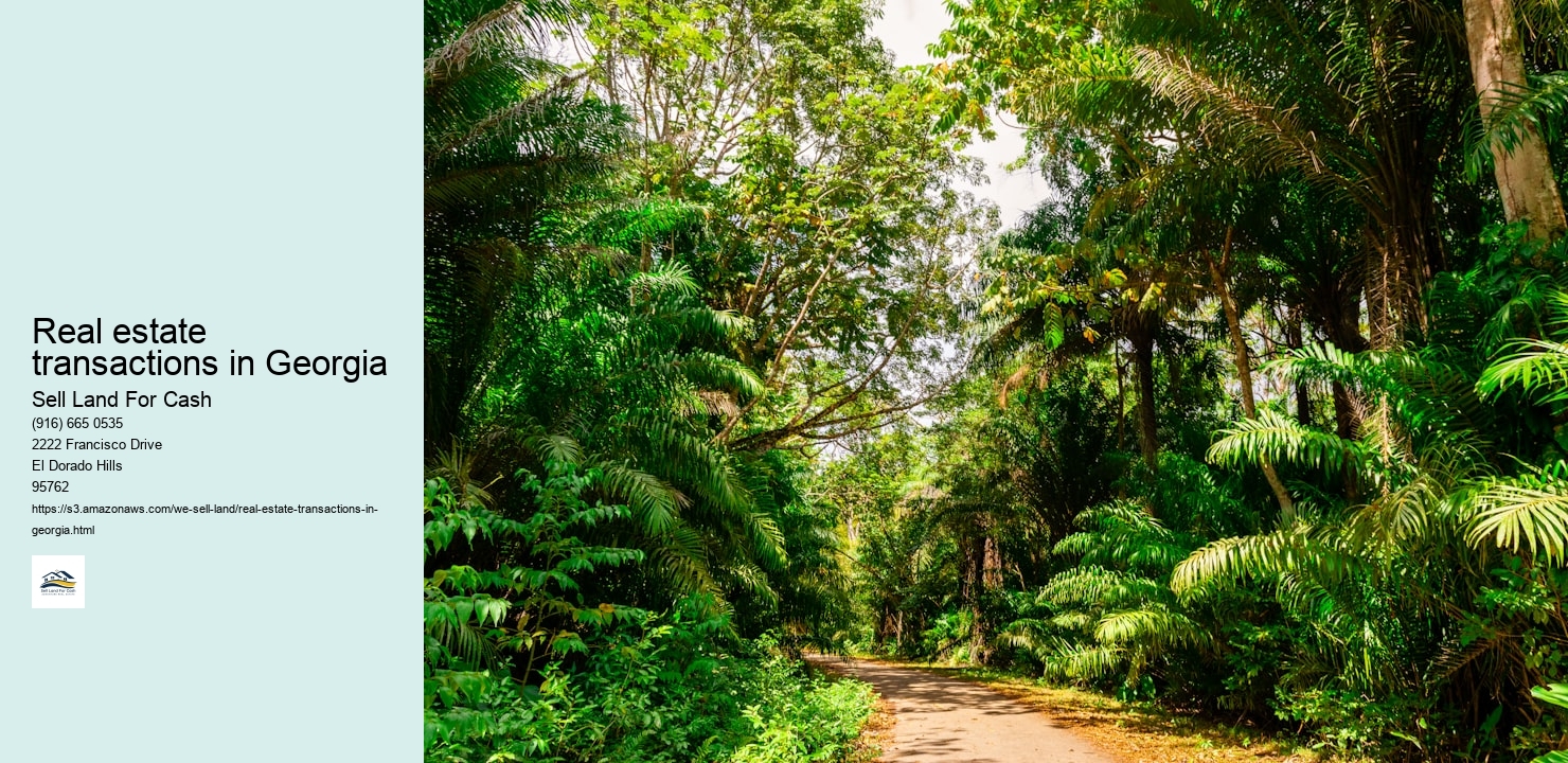 Real estate transactions in Georgia