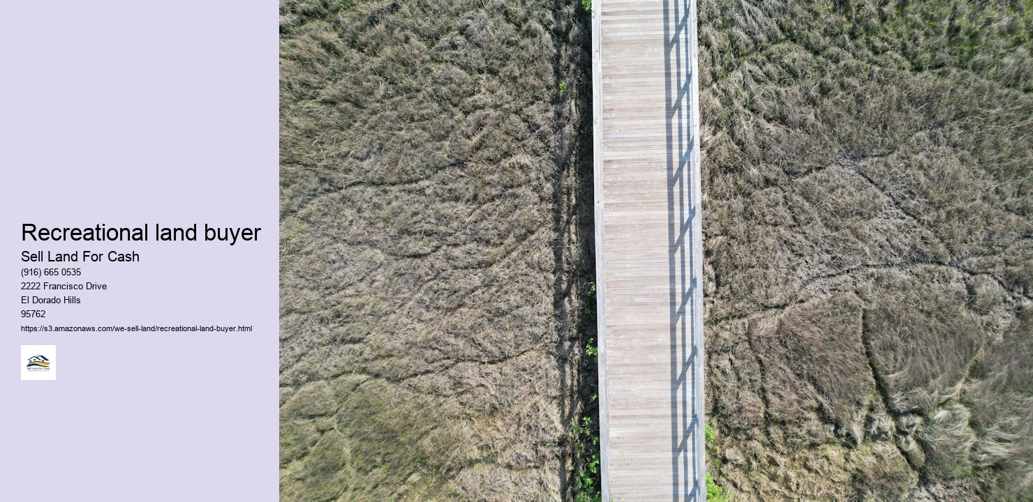 Recreational land buyer