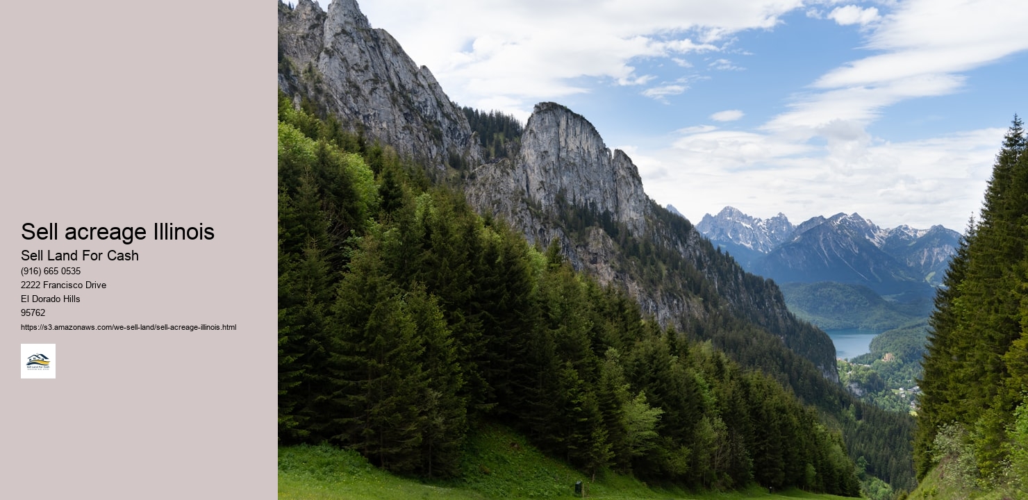 Sell acreage Illinois