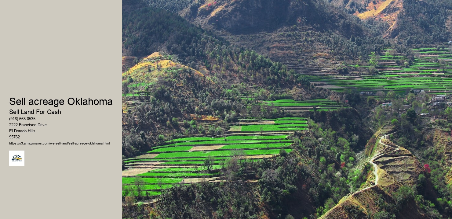 Sell acreage Oklahoma