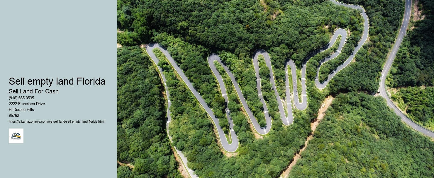 Sell empty land Florida