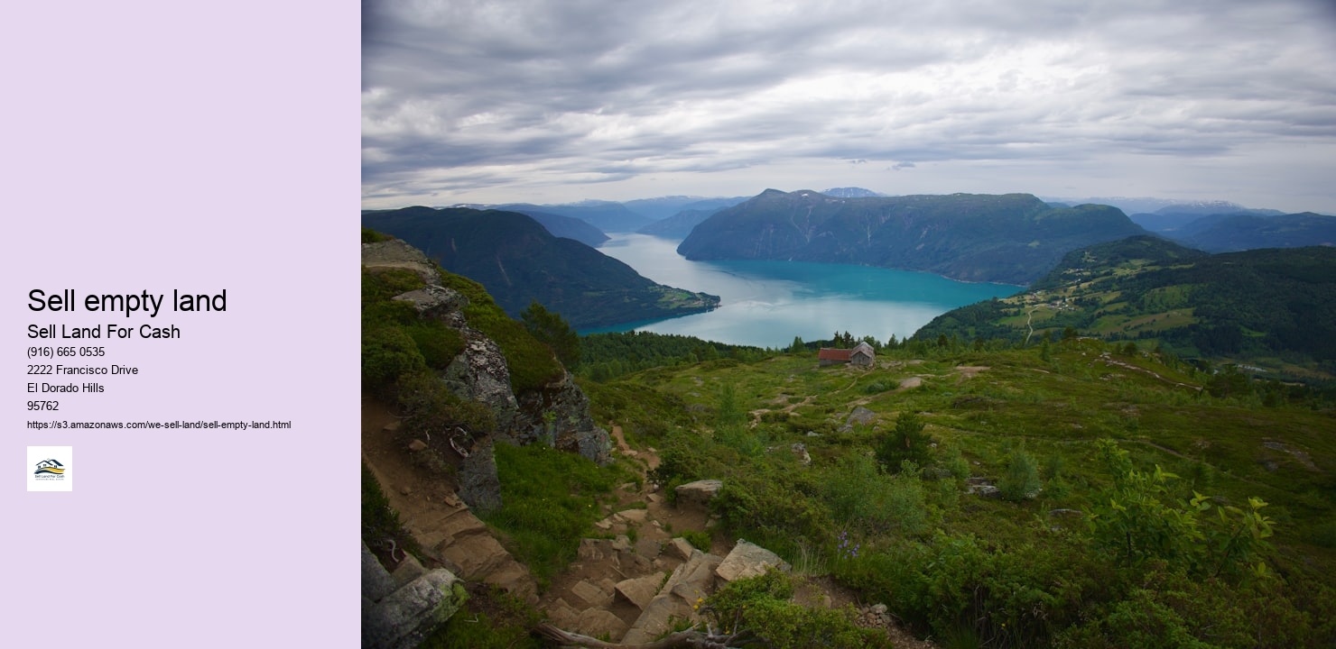 Sell empty land