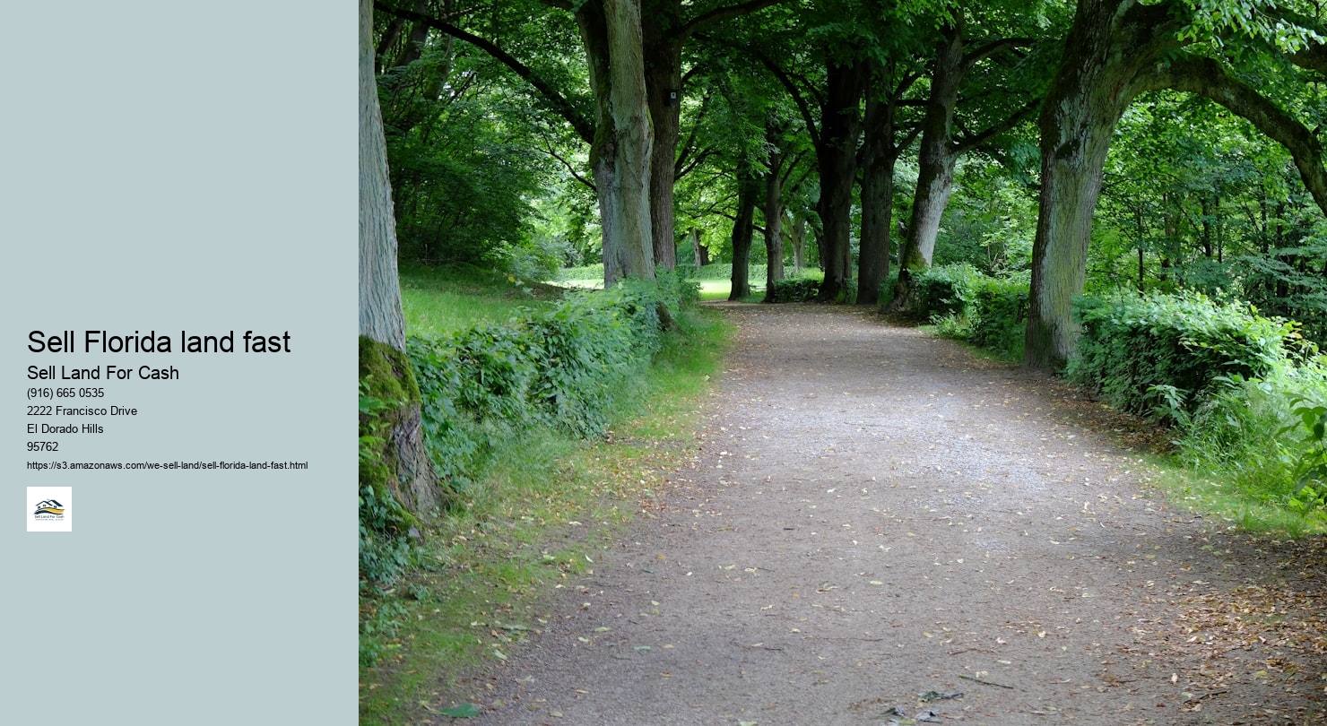 Sell Florida land fast