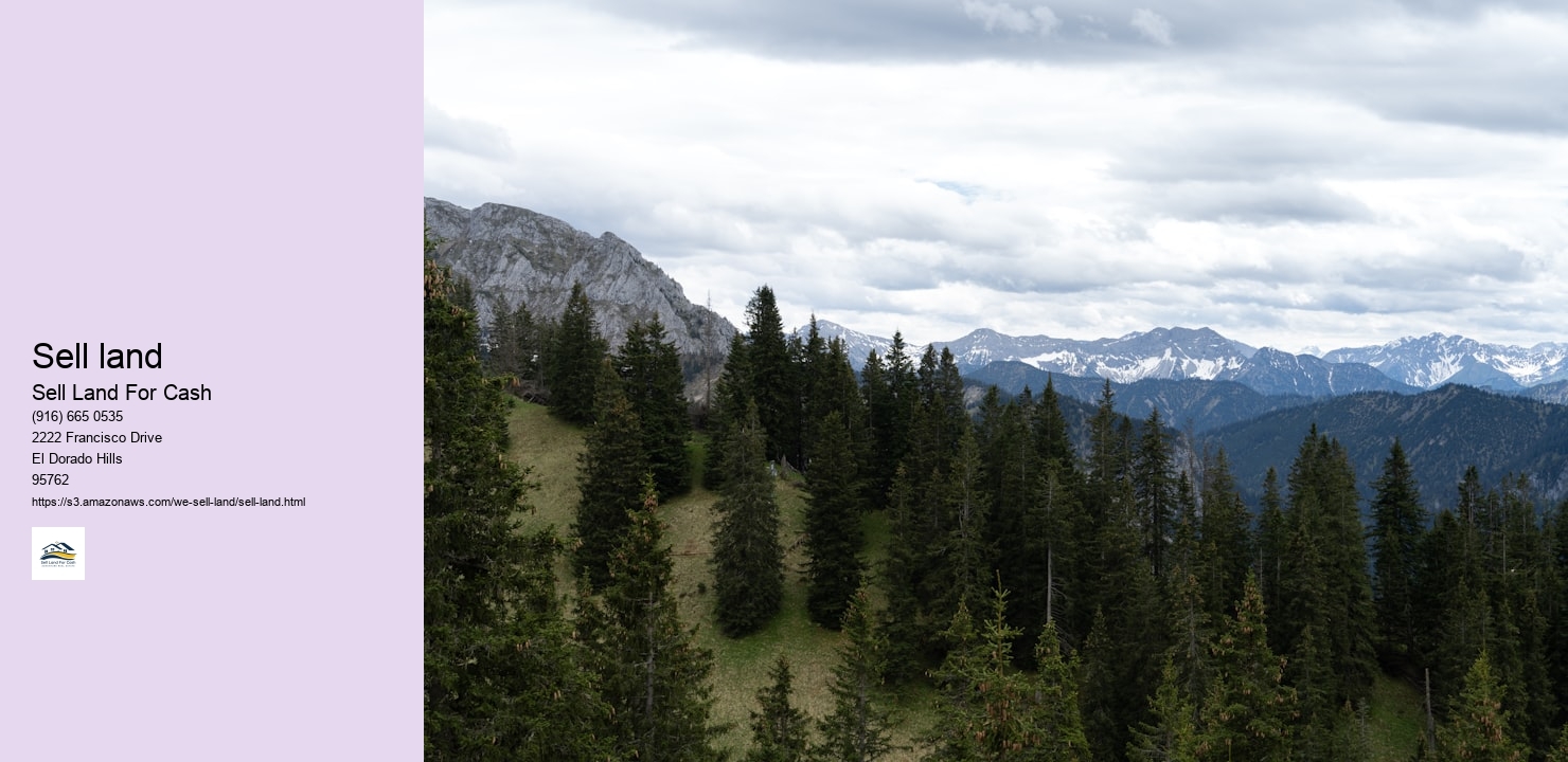 Sell land