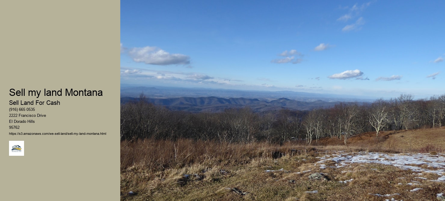 Sell my land Montana